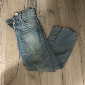 AGOLDE straight leg denim size 28